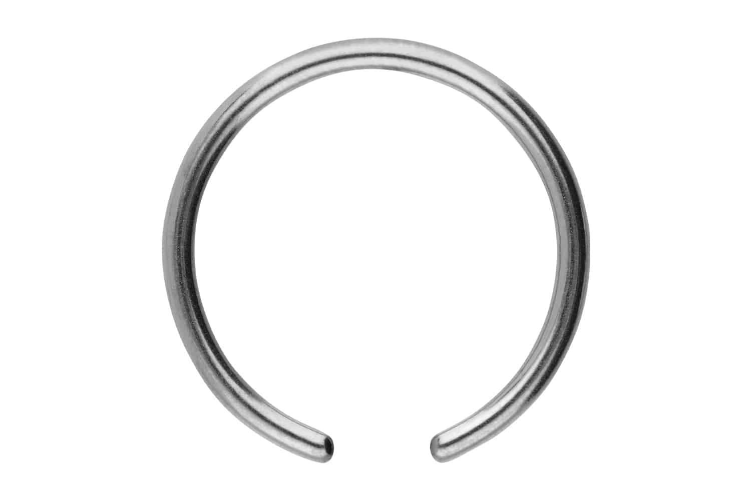 Titan Klemmkugelring Piercing ohne Kugel